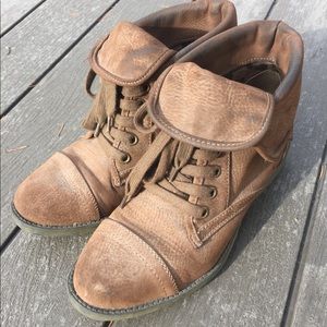 Rocketdog Brown Faux Leather Boots